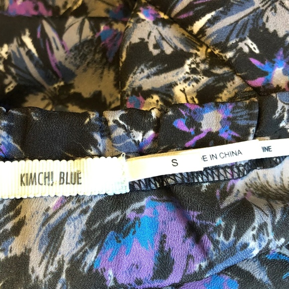 Urban Outfitters - Kimchi Blue Black Print Romper - Picture 3 of 4